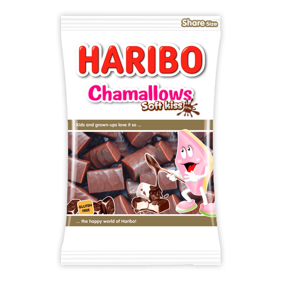 Nubes HARIBO bañadas en chocolate 175 g