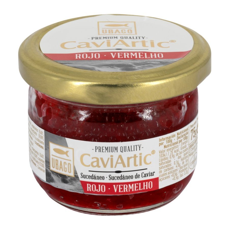 Imagen de Sucedáneo caviar UBAGO CaviArtic rojo 75 g