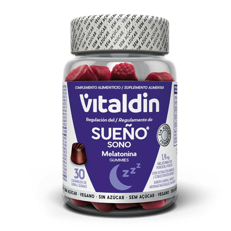 Melatonina gummies VITALDIN sin azúcar 30 unidades 90 g