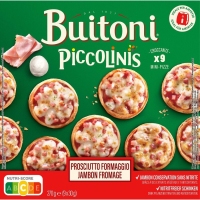 Piccolinis conxelados BUITONI Prosciuto-Formaggio 270 g