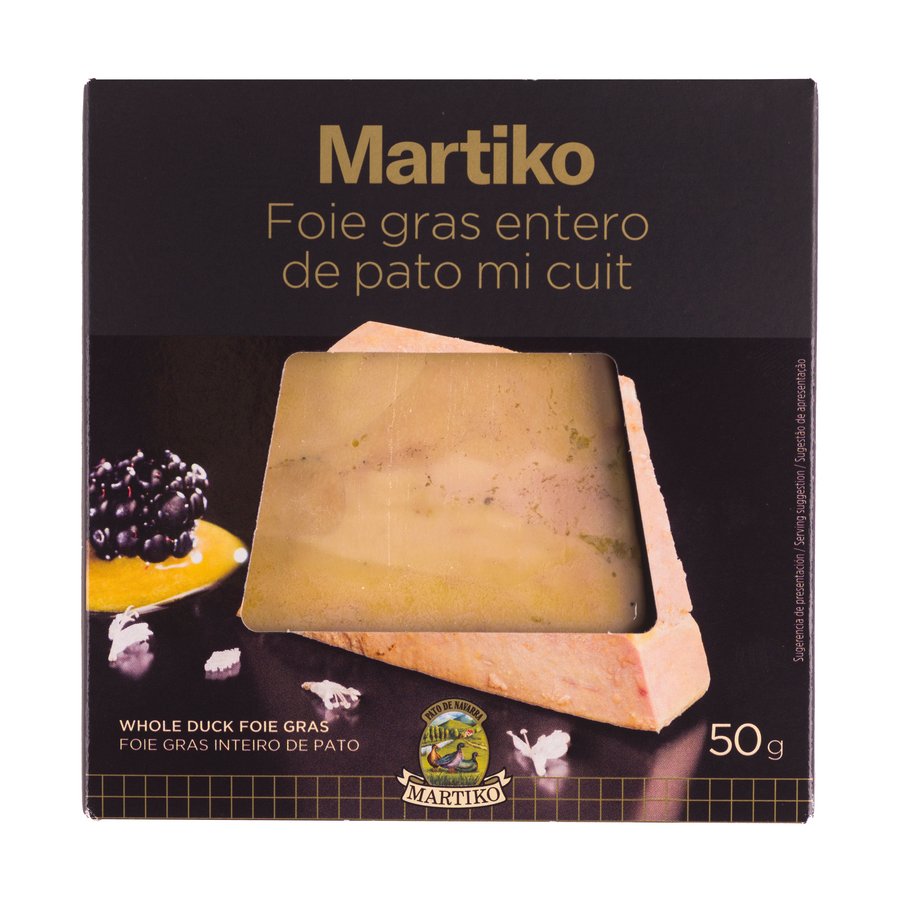 Foie gras entero de pato MARTIKO mi cuit 50 g