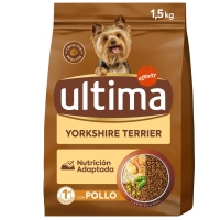Alimento perro ULTIMA Yorkshire pollo 1,5 kg