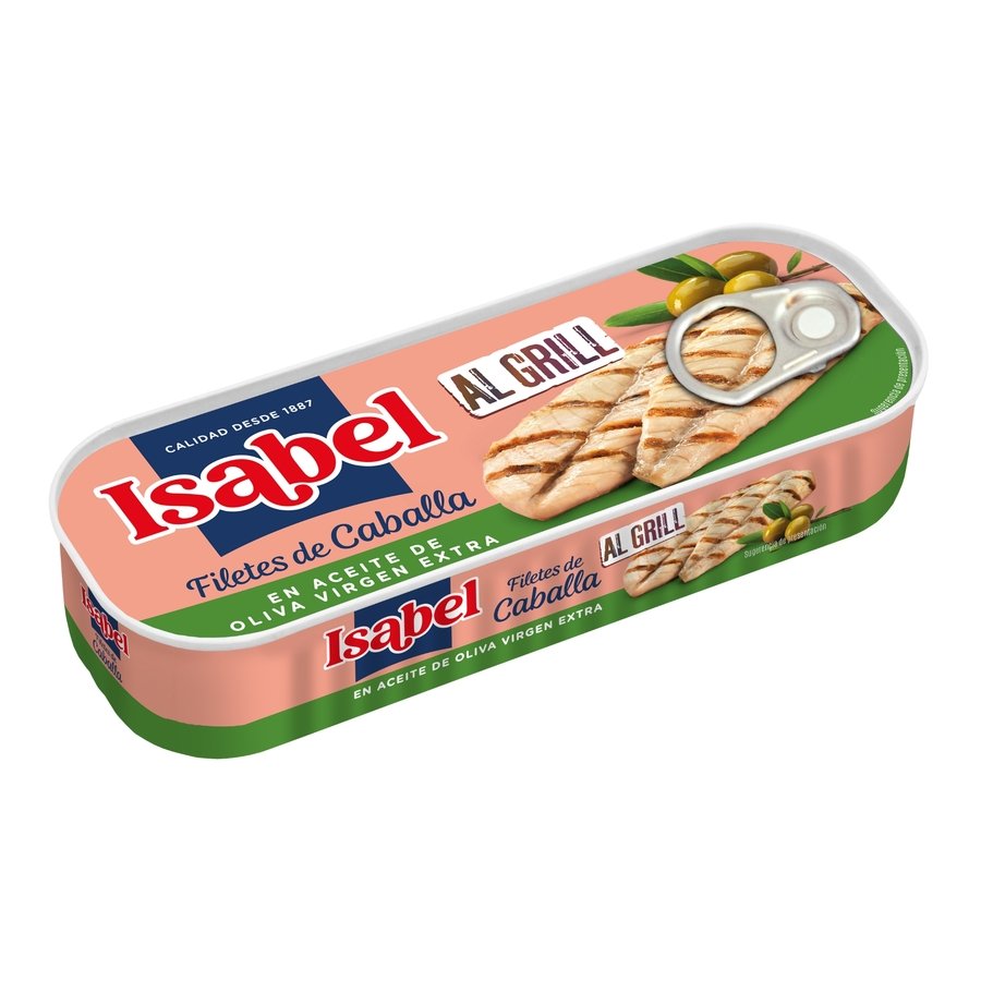 Filetes de caballa ISABEL en aceite de oliva virgen extra Grill 120 g