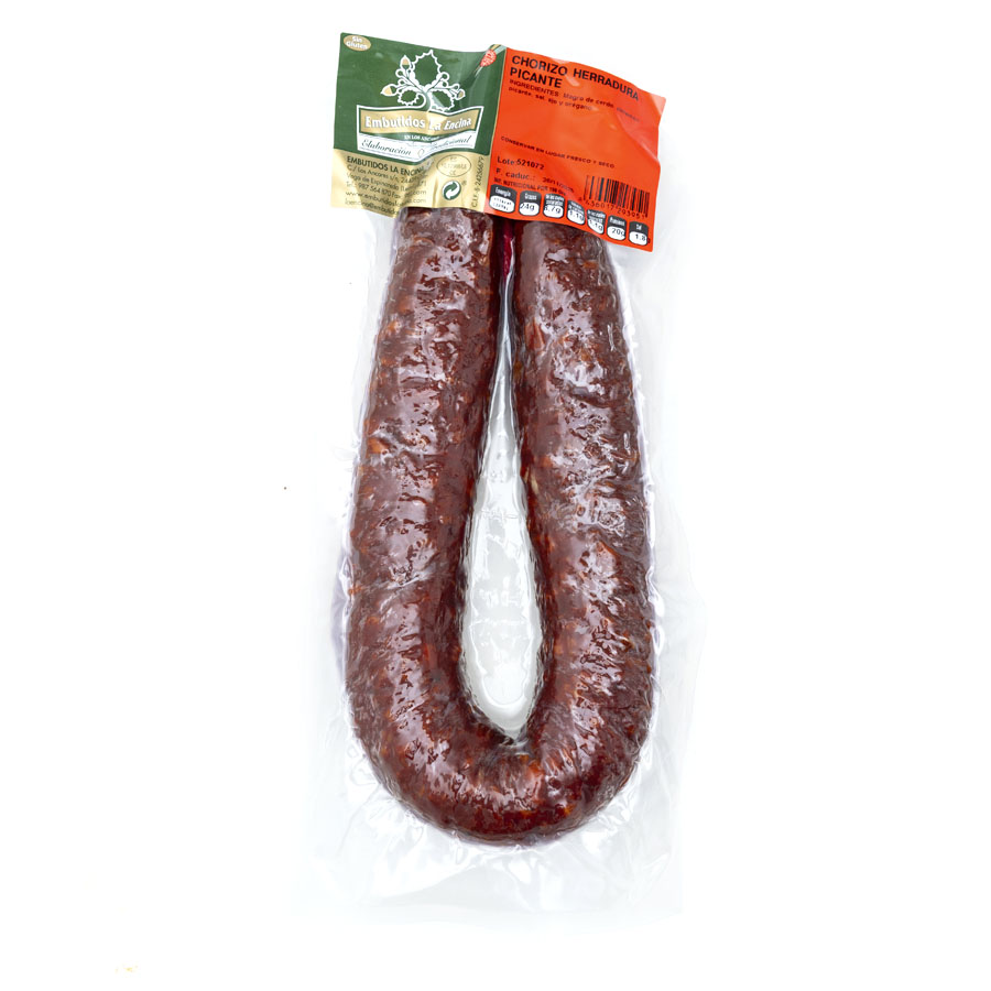 Chorizo herradura LA ENCINA picante 400 g