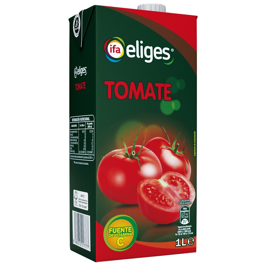 Zumo tomate IFA ELIGES brik 1 l