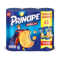 Galletas recheas de chocolate LU PRINCIPE pack 3 x 300 g