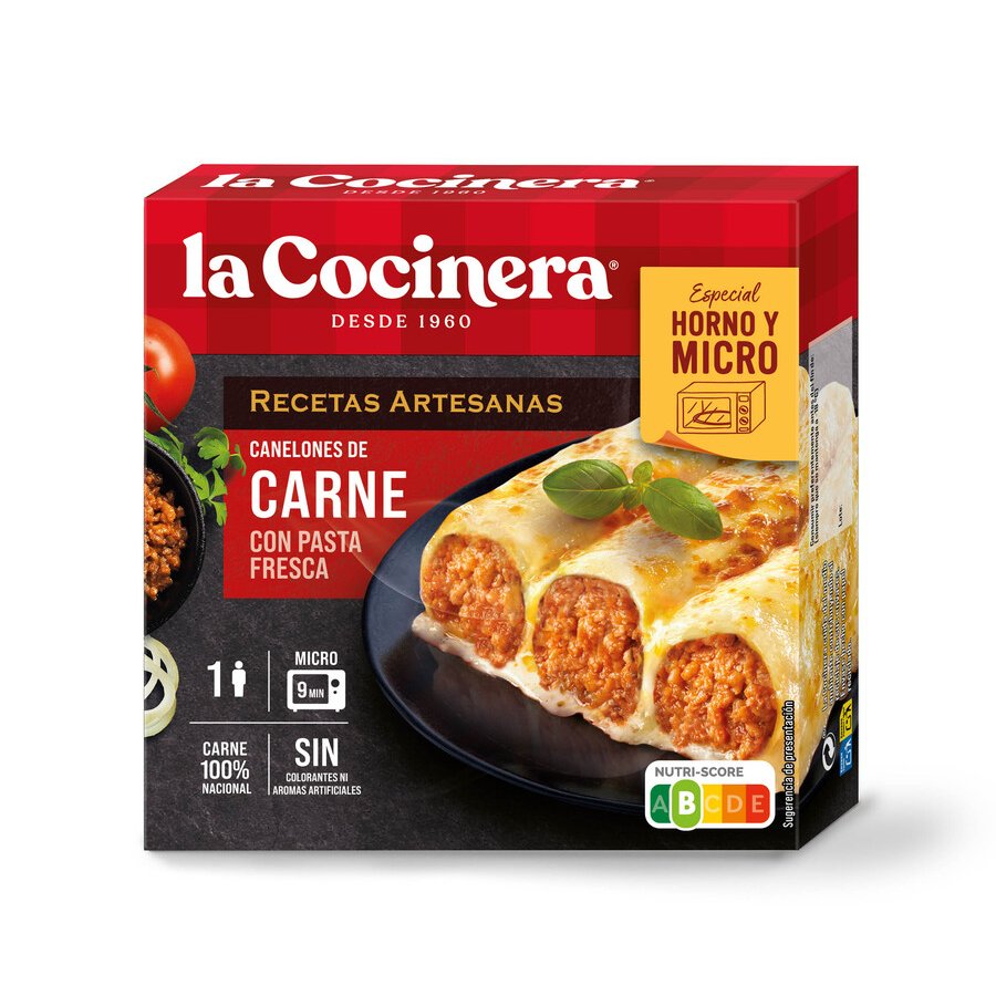 Canelones carne LA COCINERA 280 g