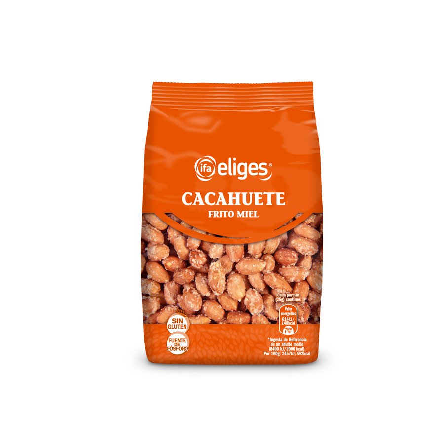 Cacahuete frito miel IFA ELIGES bolsa 125g
