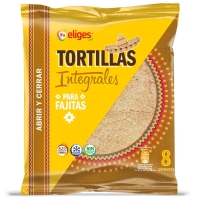 Tortillas integrales para fajitas IFA ELIGES 8 unidades 320 g