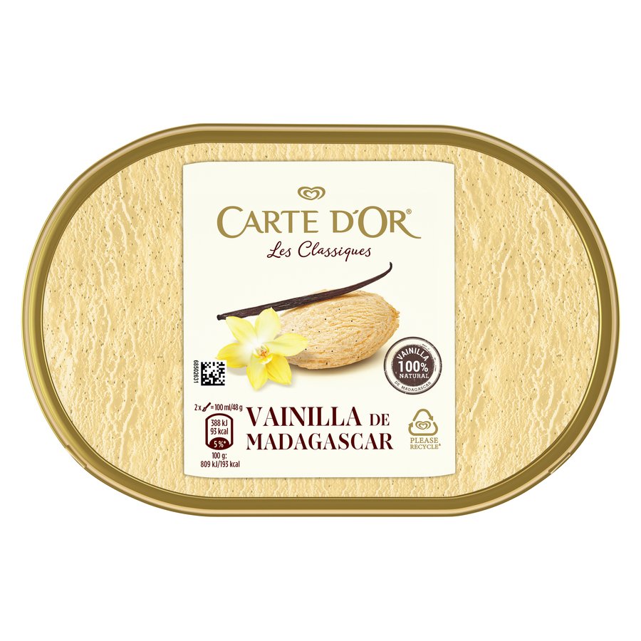 Helado CARTE D'OR vainilla 431 g