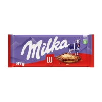 Chocolate con galletas Lu MILKA libra 87 g