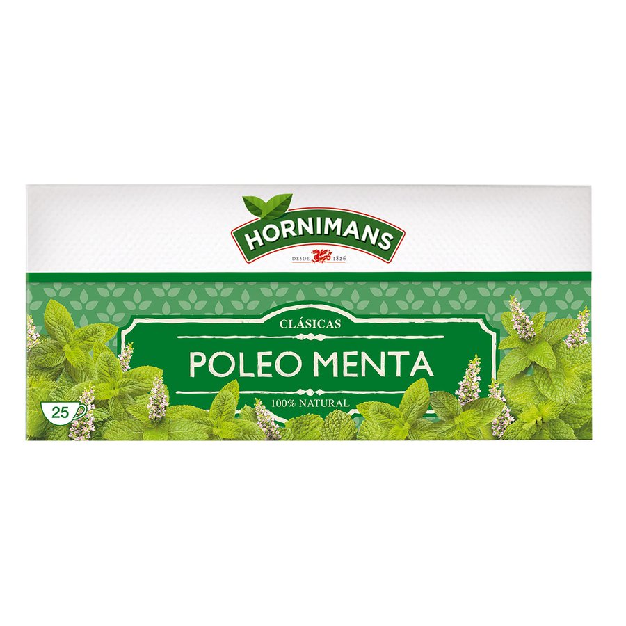 Menta-poleo  HORNIMANS estuche 25 unidades