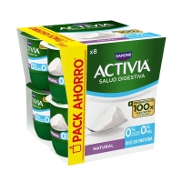 Bífidus ACTIVIA DANONE natural 0% 8X120 g