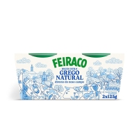 Yogur estilo griego FEIRACO natural 2X125 g