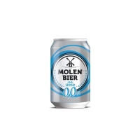 Cerveza rubia MOLEN BIER 0,0% lata 33 cl