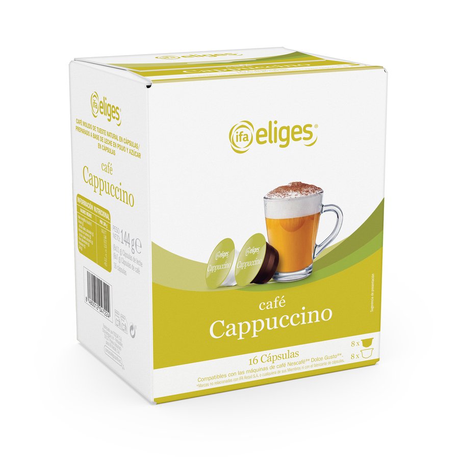 Café cápsulas IFA ELIGES capuccino 16 unidades