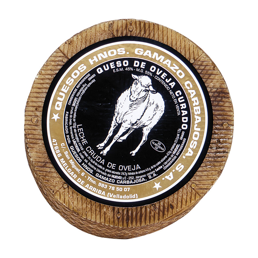 Queso curado l.cruda oveja HERMANOS GAMAZO CARBAJOSA kilo