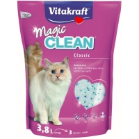 Gel sílice para gatos VITAKRAFT Magic Clean 3,8 l