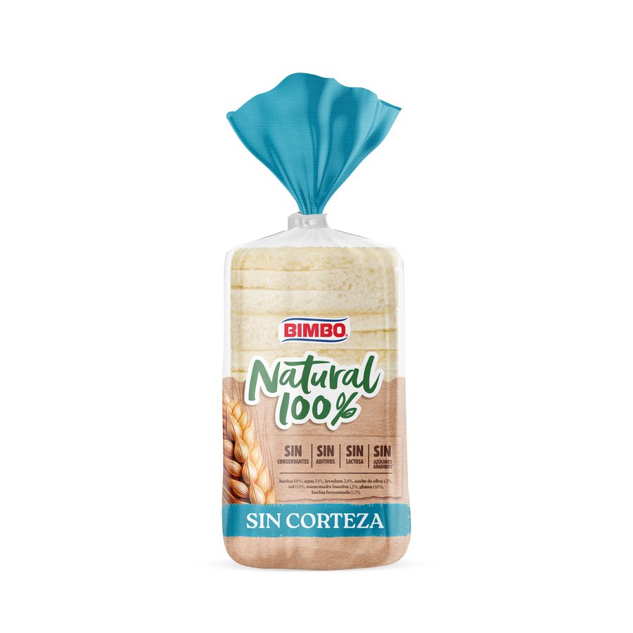 Imagen de Pan de molde BIMBO natural sin corteza 450 g