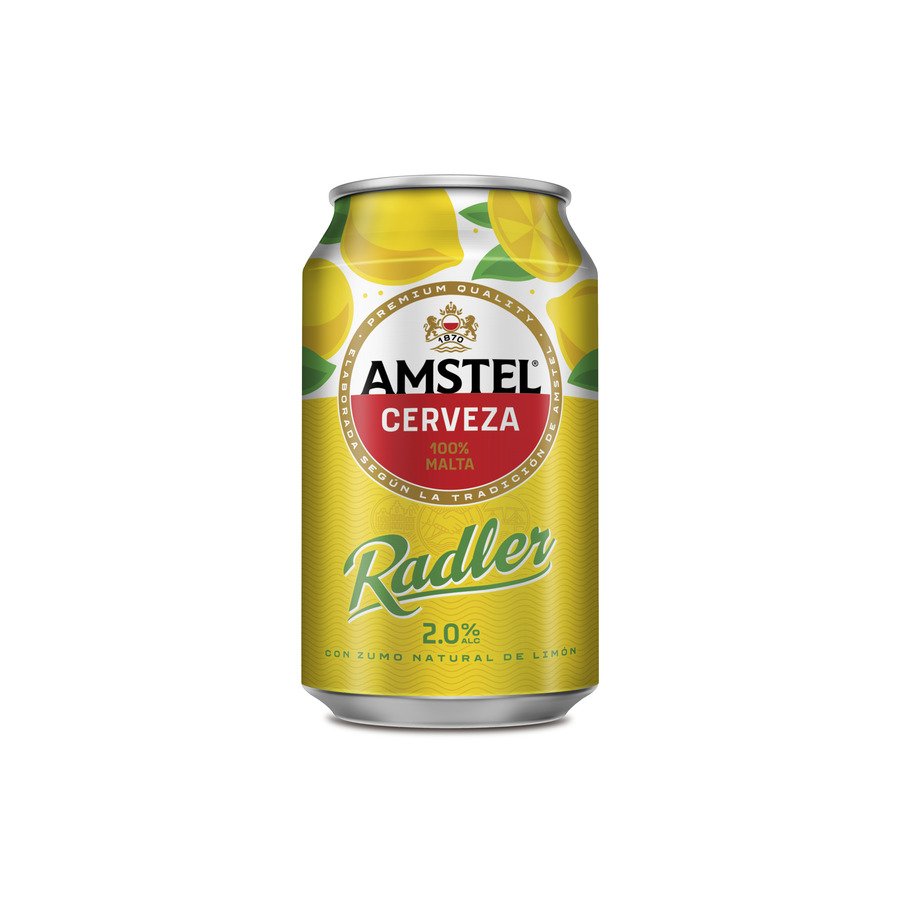 Cerveza AMSTEL Radler limón lata 33 cl