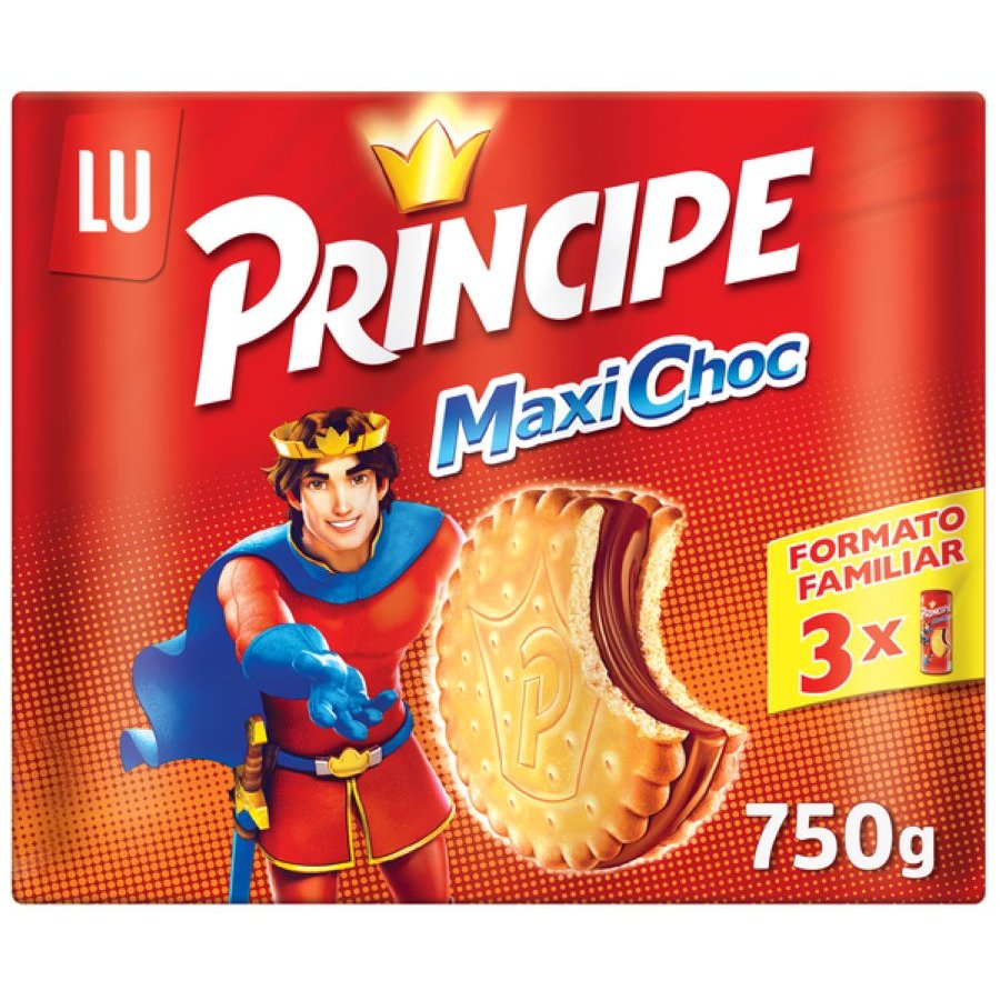 Galletas LU PRINCIPE Maxichoc pack 3 x 250 g