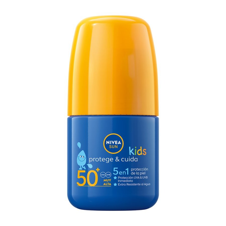 Protector solar NIVEA Kids spf50+ Protege y Cuida roll on 50 ml