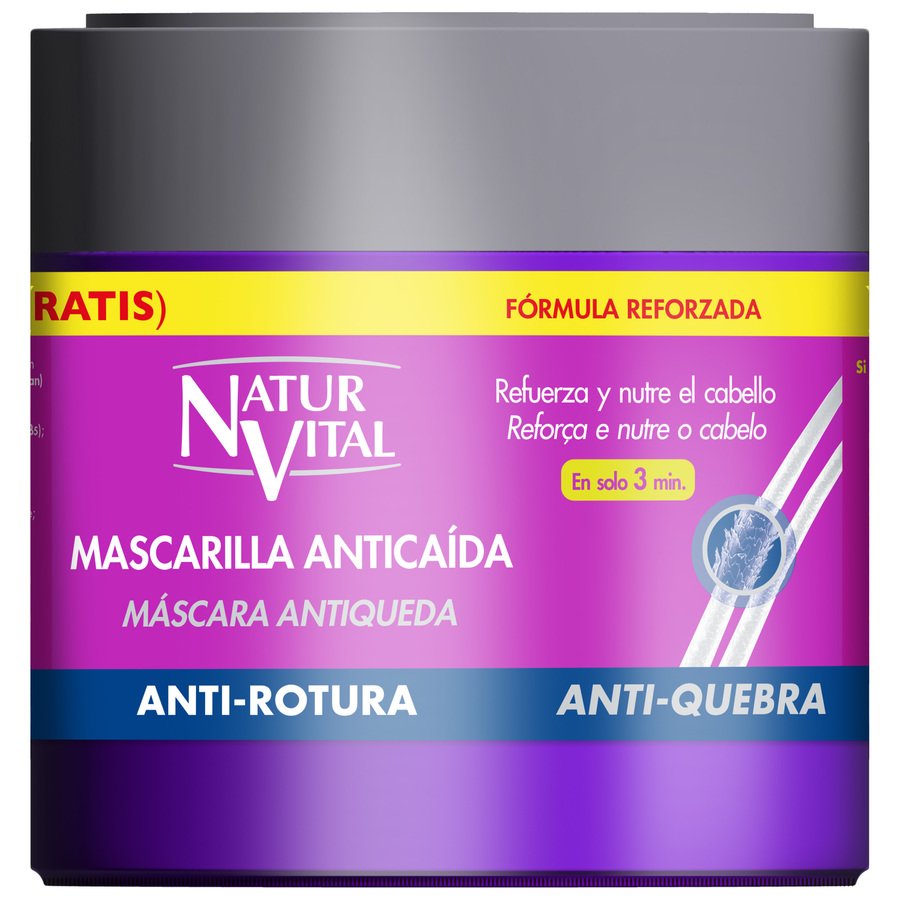 Mascarilla NATUR VITAL anticaída antirotura 500 ml