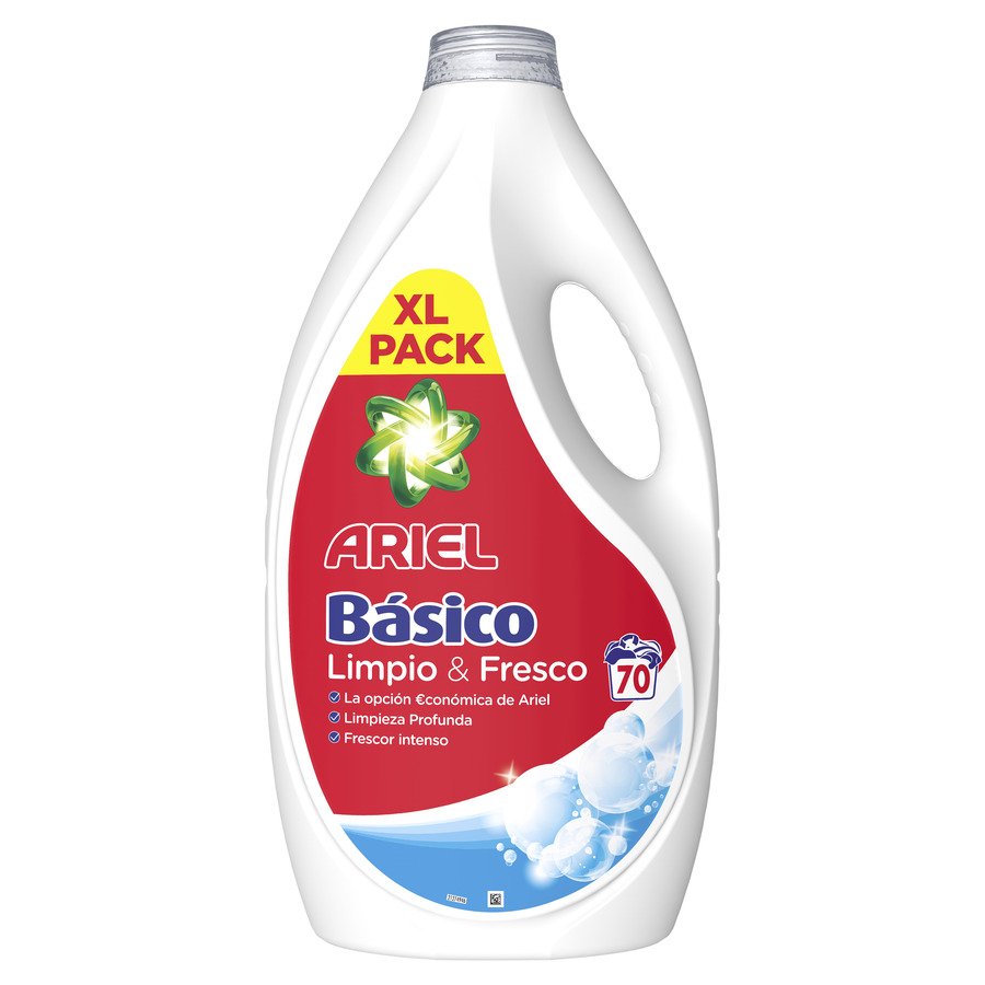 Detergente líquido ARIEL Básico 70 lavados