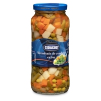 Macedonia de verduras CIDACOS tarro 320 g pne.