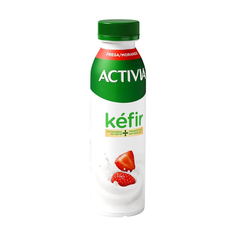 Kéfir líquido ACTIVIA DANONE fresa 280 g
