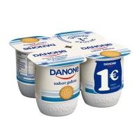 Yogur DANONE sabor galleta 4x120 g