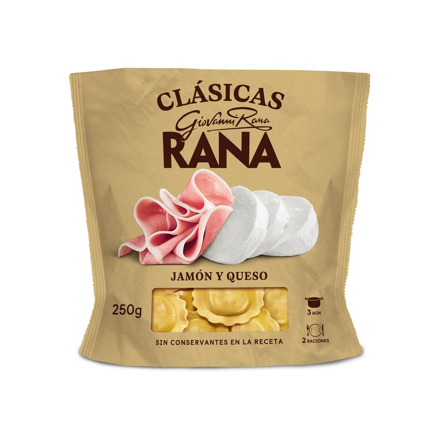 Ravioli jamón y queso RANA Clásicas 250 g