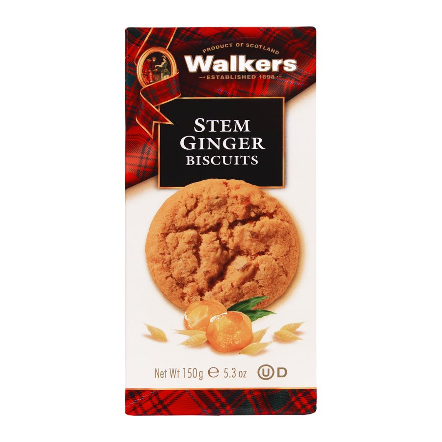 Galletas WALKER Stem Ginger 150 g