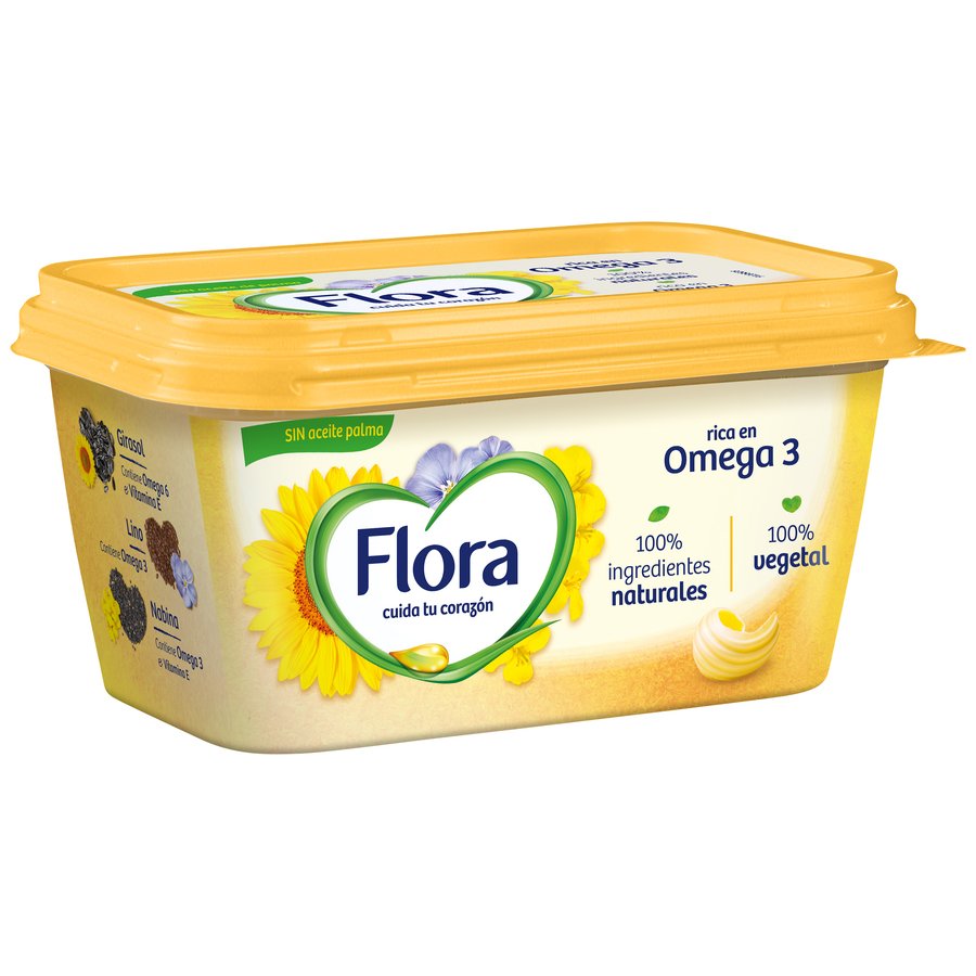 Margarina FLORA sin aceite de palma 400 g