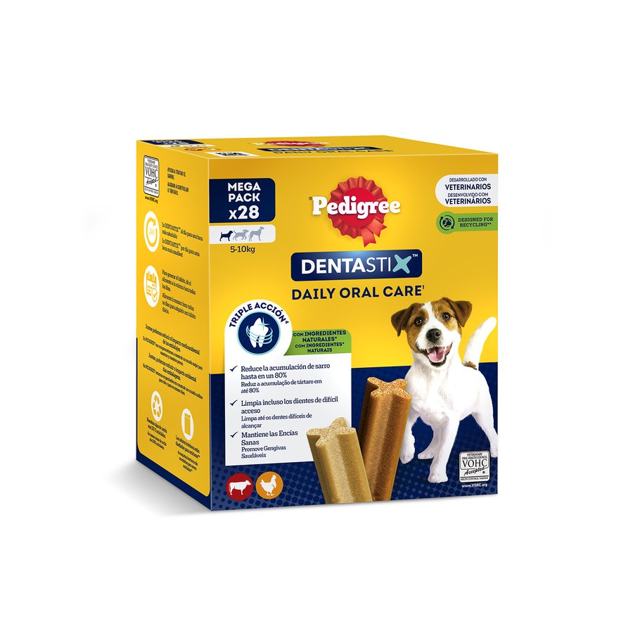 Snack perro PEDIGREE Dentastix razas pequeñas multipack 440 g