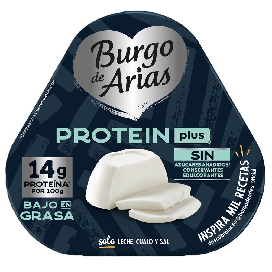 Queso BURGO DE ARIAS Protein Plus 3x70 g