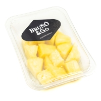 Piña troceada categoría 1ª bandeja 250 g