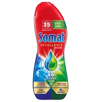 Lavavajillas máquina líquido SOMAT Duo-Gel antigrasa 35 lavados 560 ml