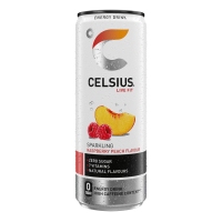 Bebida energética CELSIUS frambuesa-melocotón 355 ml