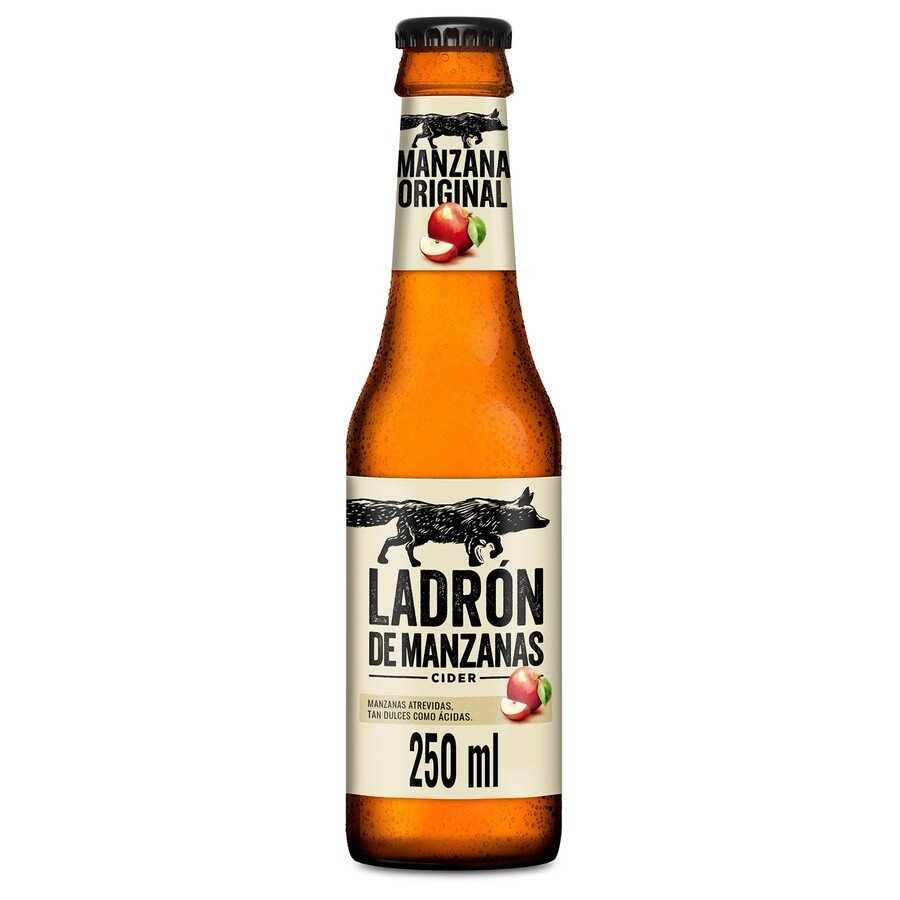Cider LADRÓN DE MANZANAS botellín 25 cl