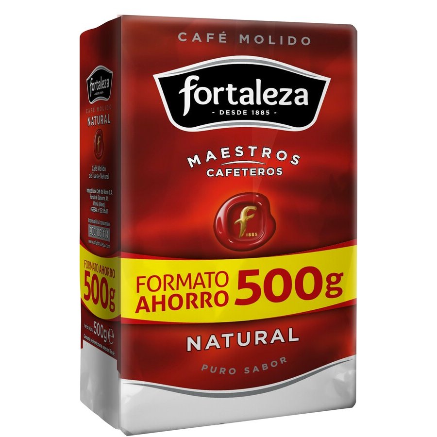 Café molido natural FORTALEZA paquete 500 g