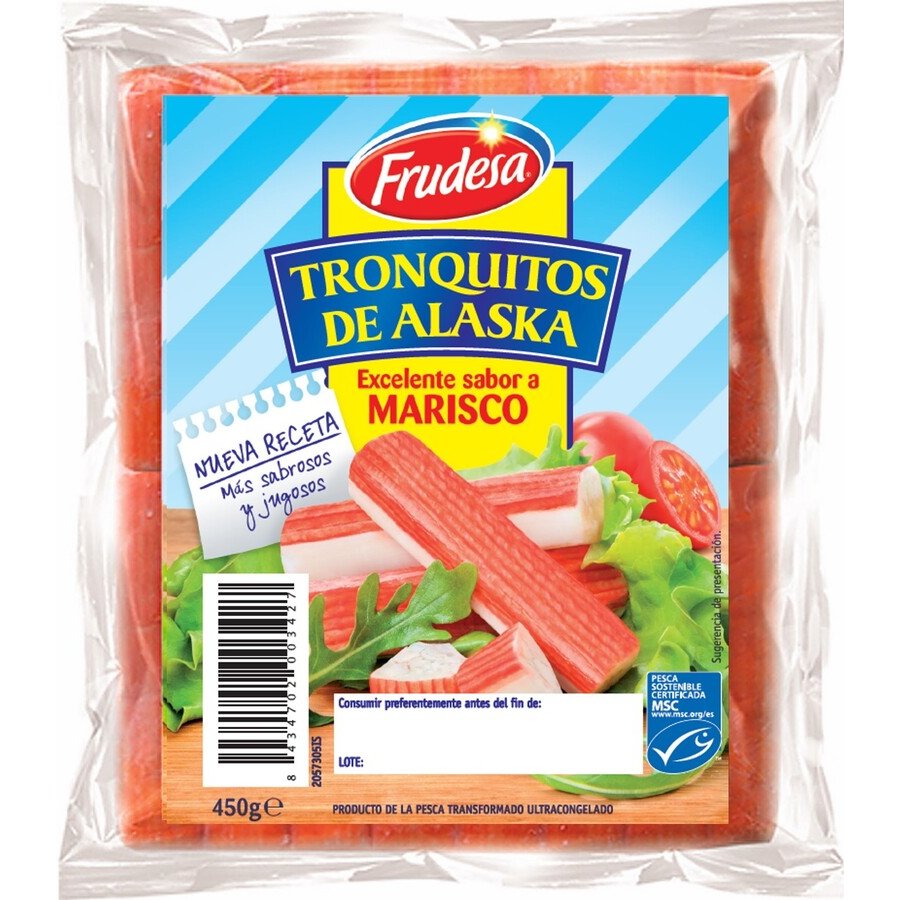 Tronquitos Alaska congelados FRUDESA bolsa 450 g