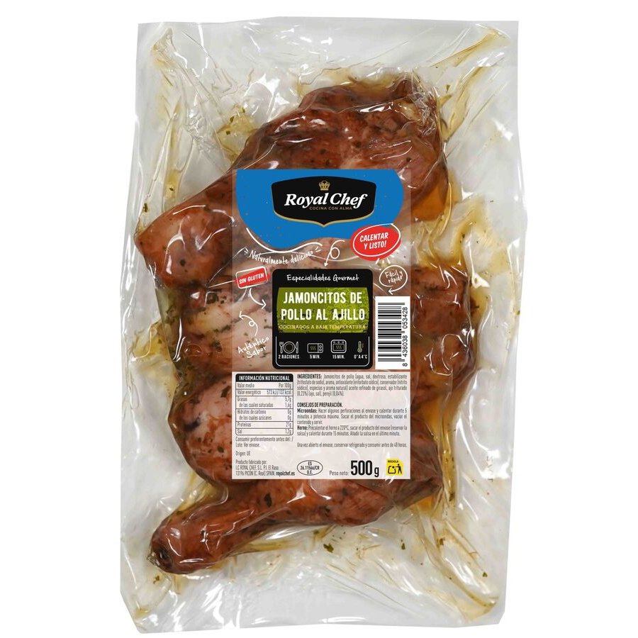 Jamoncitos de pollo asado ROYAL chef 500 g
