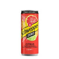 Refresco SCHWEPPES Citrus Zero lata 33 cl