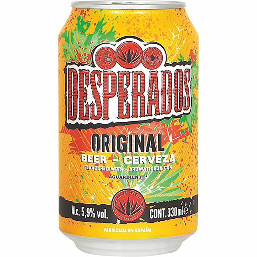 Cerveza DESPERADOS lata 33 cl