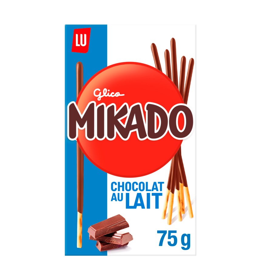 Galletas LU MIKADO chocolate con leche 75 g