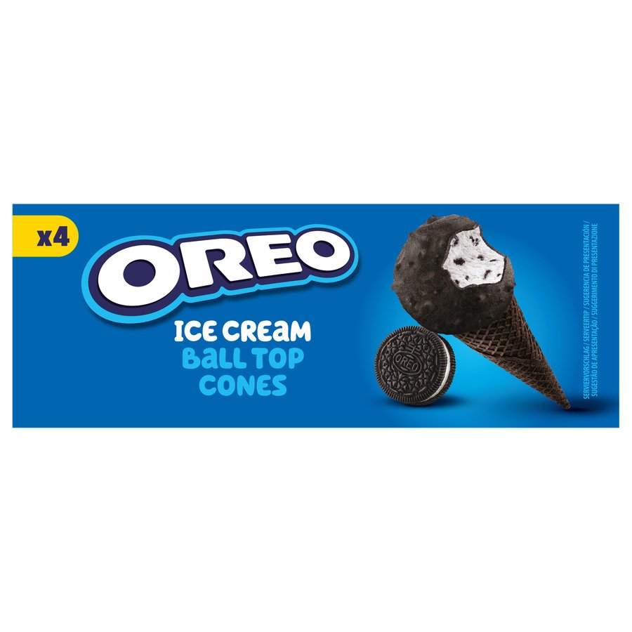 Helado cono bola OREO 4 unidades 264 g