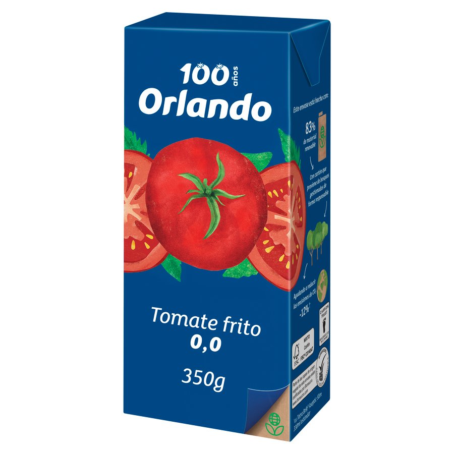 Tomate frito ORLANDO 0,0 brik 350 g