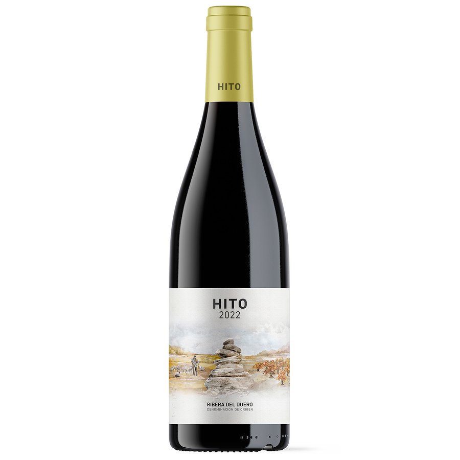 Vino tinto D.O.Ribera del Duero HITO roble botella 75 cl