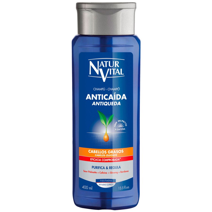 Champú NATURALEZA Y VIDA anticaída grasos 400 ml